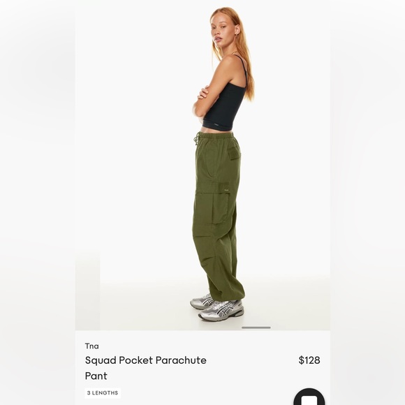 Aritzia TNA parachute pants BLACK - Picture 2 of 6